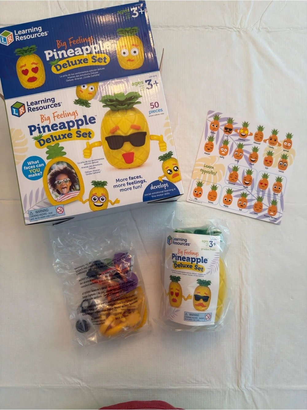 Learning Resources Big Feelings Pineapple Deluxe Set - Yellow